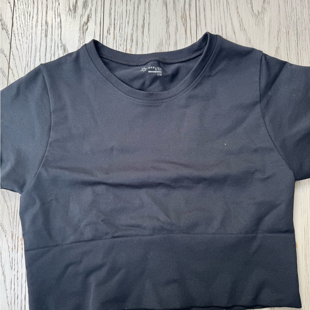 Women's Black Crop Top